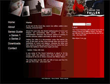 Tablet Screenshot of findingthefallen.com
